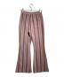 PHEENY (フィーニー) Pile Border Relaxed Flare Pants パープル サイズ:1：14000円