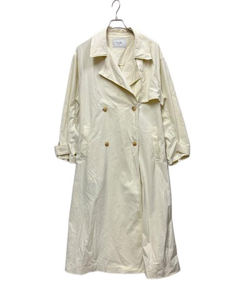 SLOBE IENA（スローブ イエナ）SLOBE IENA (スローブ イエナ) オーバートレンチコート イエロー サイズ:38の古着・服飾アイテム