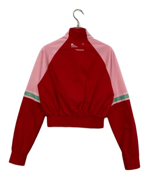 LACOSTE SPORT（ラコステスポーツ）LACOSTE SPORT (ラコステスポーツ) ショートハーフジップトラックジャケット レッド サイズ:34の古着・服飾アイテム