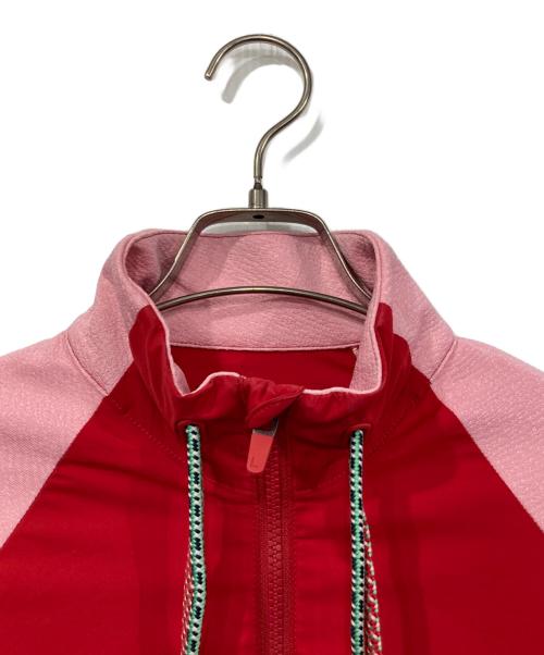 LACOSTE SPORT（ラコステスポーツ）LACOSTE SPORT (ラコステスポーツ) ショートハーフジップトラックジャケット レッド サイズ:34の古着・服飾アイテム