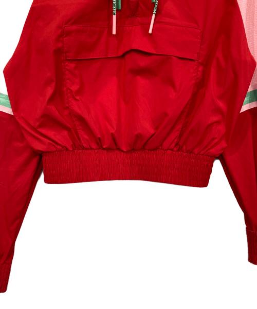 LACOSTE SPORT（ラコステスポーツ）LACOSTE SPORT (ラコステスポーツ) ショートハーフジップトラックジャケット レッド サイズ:34の古着・服飾アイテム