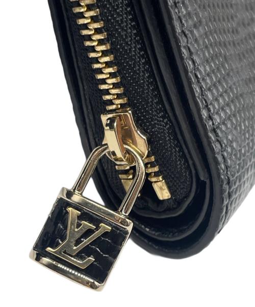 LOUIS VUITTON（ルイ ヴィトン）LOUIS VUITTON (ルイ ヴィトン) ポルトフォイユ・ルー ブラックの古着・服飾アイテム