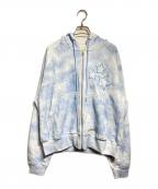 PLATEAU STUDIOプラテウスタジオ）の古着「Star zip-up/スタージップアップ」｜スカイブルー