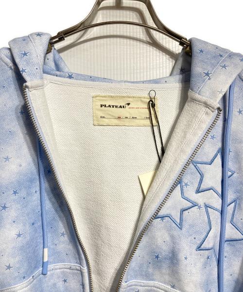 PLATEAU STUDIO（プラテウスタジオ）PLATEAU STUDIO (プラテウスタジオ) Star zip-up/スタージップアップ スカイブルー サイズ:1の古着・服飾アイテム