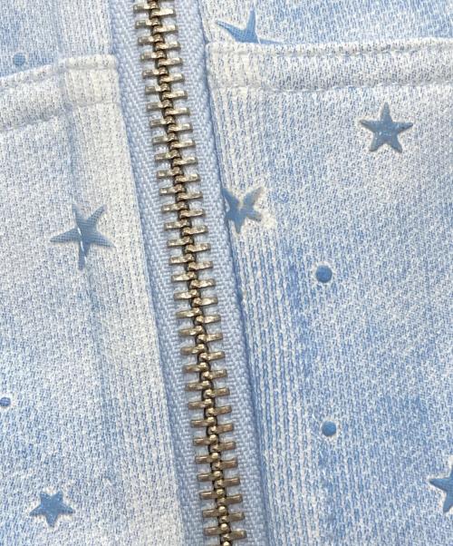 PLATEAU STUDIO（プラテウスタジオ）PLATEAU STUDIO (プラテウスタジオ) Star zip-up/スタージップアップ スカイブルー サイズ:1の古着・服飾アイテム