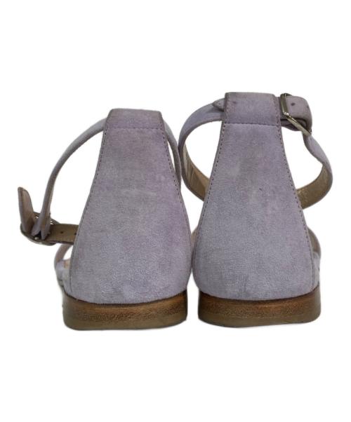 Manolo Blahnik（マノロ ブラニク）Manolo Blahnik (マノロ ブラニク) アンクルストラップサンダル パープル サイズ:37の古着・服飾アイテム
