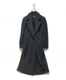 GIORGIO ARMANI（ジョルジオアルマーニ）の古着「ダブルロングコート」｜グレー