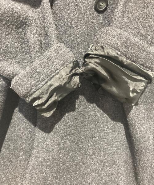 GIORGIO ARMANI（ジョルジオアルマーニ）GIORGIO ARMANI (ジョルジオアルマーニ) ダブルロングコート グレー サイズ:Freeの古着・服飾アイテム
