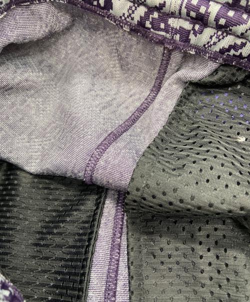 Needles（ニードルズ）Needles (ニードルズ) TRACK PANT - POLY JQ. グレー×パープル サイズ:XSの古着・服飾アイテム