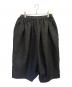 BLACK COMME des GARCONS (ブラックコムデギャルソン) フラワージャガードイージーハーフパンツ ブラック サイズ:S：27000円