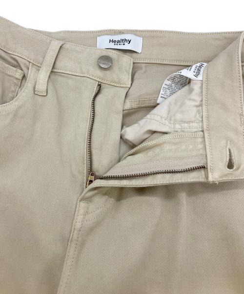 Healthy DENIM（ヘルシーデニム）Healthy DENIM (ヘルシーデニム) Wild Ginger バギーデニム ベージュ サイズ:24の古着・服飾アイテム