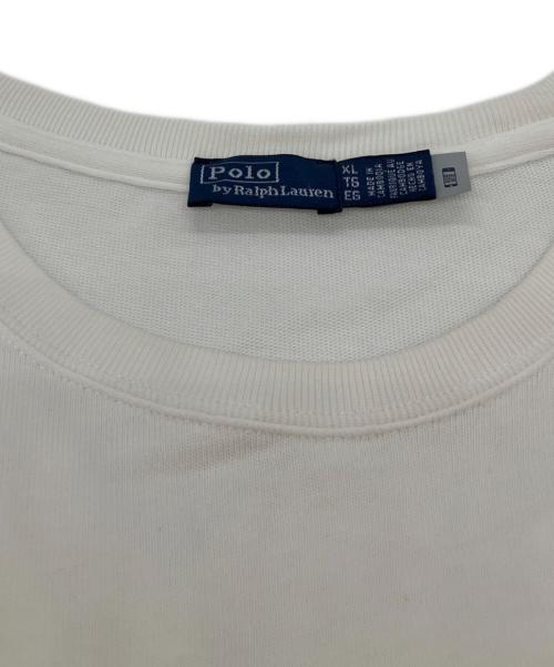 POLO RALPH LAUREN（ポロ・ラルフローレン）POLO RALPH LAUREN (ポロ・ラルフローレン) クロップドTシャツ ホワイト サイズ:XLの古着・服飾アイテム