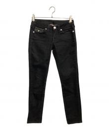 TRUE RELIGION（トゥルー レリジョン）の古着「デニムパンツ」｜ブラック