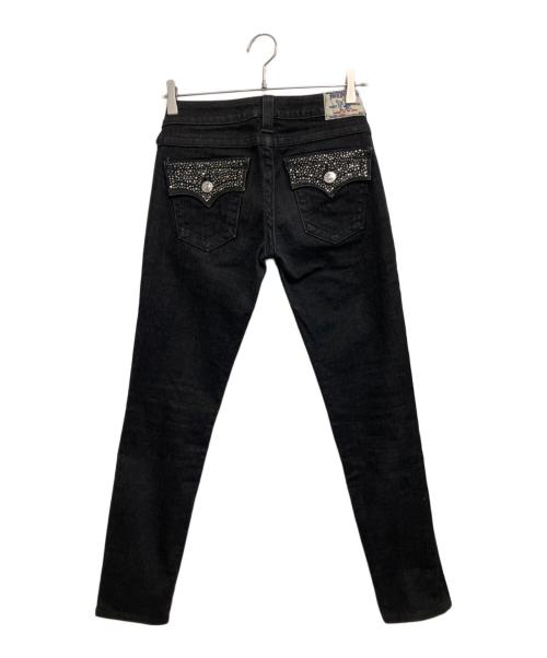 TRUE RELIGION（トゥルー レリジョン）TRUE RELIGION (トゥルー レリジョン) デニムパンツ ブラック サイズ:27の古着・服飾アイテム