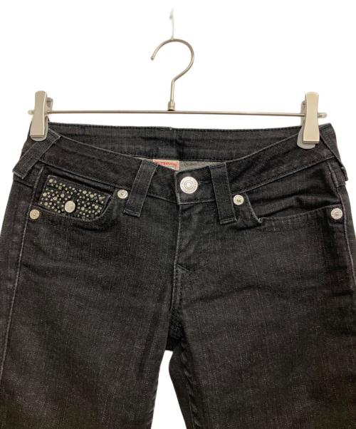 TRUE RELIGION（トゥルー レリジョン）TRUE RELIGION (トゥルー レリジョン) デニムパンツ ブラック サイズ:27の古着・服飾アイテム