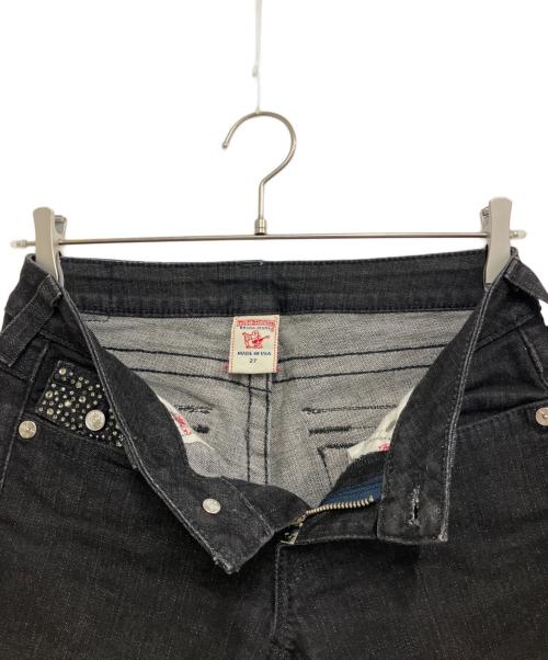 TRUE RELIGION（トゥルー レリジョン）TRUE RELIGION (トゥルー レリジョン) デニムパンツ ブラック サイズ:27の古着・服飾アイテム