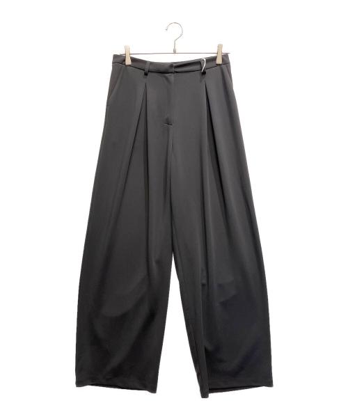 quui（クイ）quui (クイ) ワイドパンツ グレー サイズ:２ 未使用品の古着・服飾アイテム