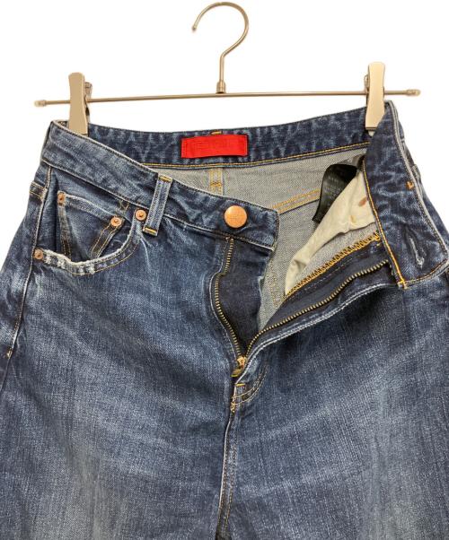 RED CARD（レッドカード）RED CARD (レッドカード) Montana カーブ ワイドデニム インディゴ サイズ:24の古着・服飾アイテム