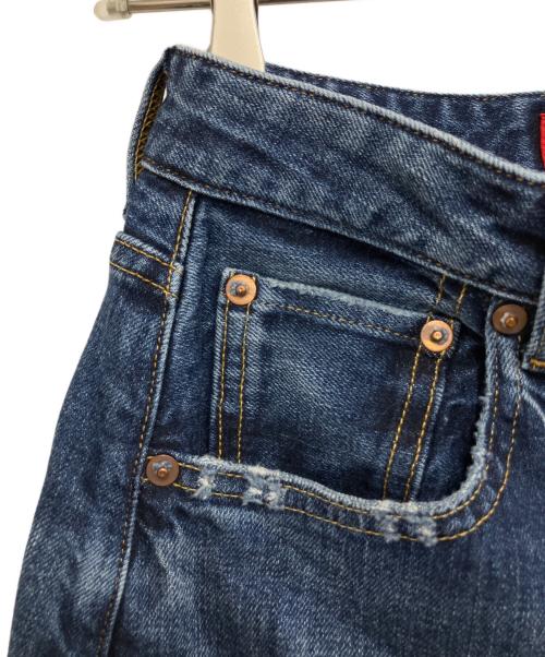 RED CARD（レッドカード）RED CARD (レッドカード) Montana カーブ ワイドデニム インディゴ サイズ:24の古着・服飾アイテム