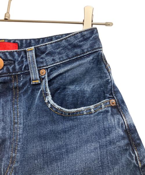 RED CARD（レッドカード）RED CARD (レッドカード) Montana カーブ ワイドデニム インディゴ サイズ:24の古着・服飾アイテム
