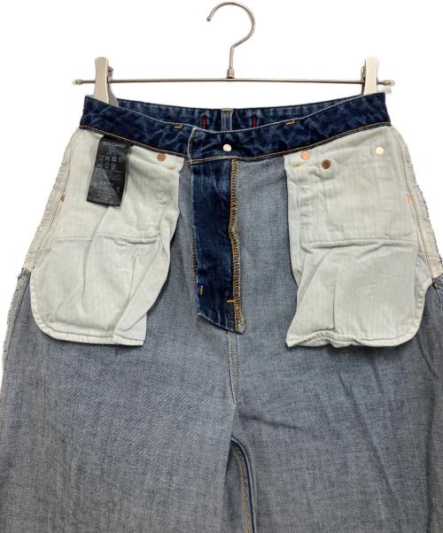 RED CARD（レッドカード）RED CARD (レッドカード) Montana カーブ ワイドデニム インディゴ サイズ:24の古着・服飾アイテム