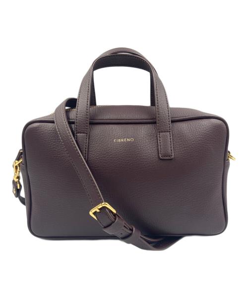 FIBRENO（フィブレノ）FIBRENO (フィブレノ) 2WAYショルダーバッグ MINI BAGUETTE DARK CHOCOLATEの古着・服飾アイテム
