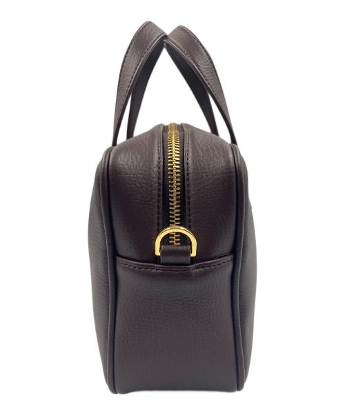 FIBRENO（フィブレノ）FIBRENO (フィブレノ) 2WAYショルダーバッグ MINI BAGUETTE DARK CHOCOLATEの古着・服飾アイテム