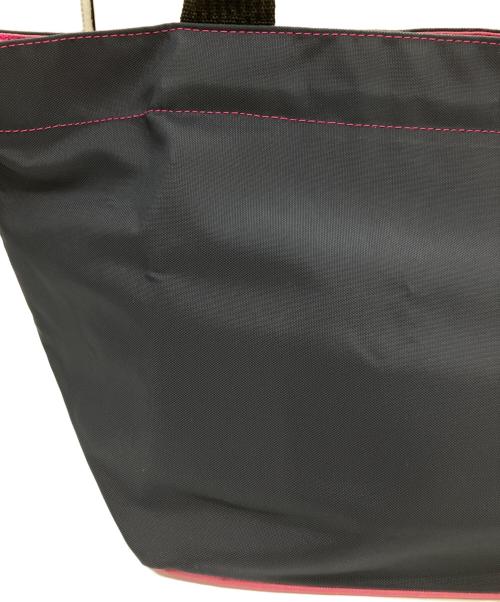 Herve Chapelier（エルベシャプリエ）Herve Chapelier (エルベシャプリエ) ナイロン舟型トートM ネイビー×パープルの古着・服飾アイテム