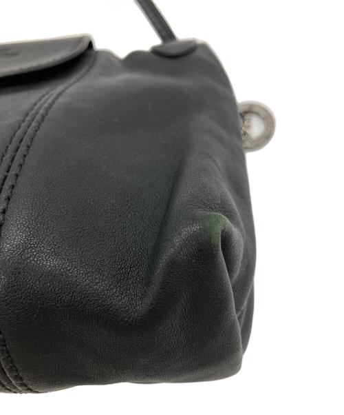 LONGCHAMP（ロンシャン）LONGCHAMP (ロンシャン) LE PLIAGE CUIR　ル プリアージュ キュイール ブラックの古着・服飾アイテム