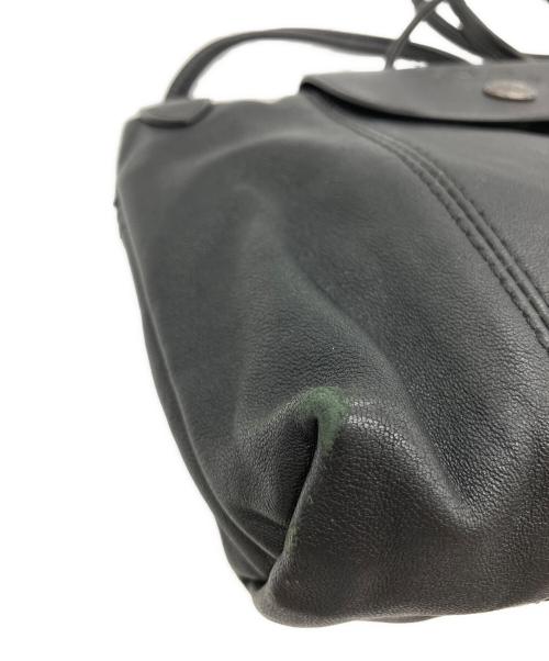 LONGCHAMP（ロンシャン）LONGCHAMP (ロンシャン) LE PLIAGE CUIR　ル プリアージュ キュイール ブラックの古着・服飾アイテム