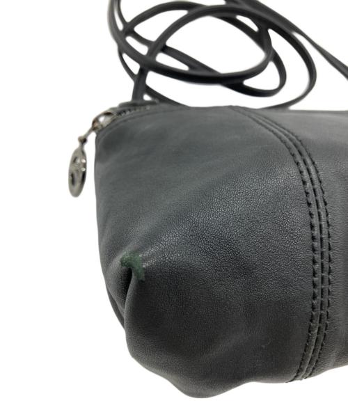 LONGCHAMP（ロンシャン）LONGCHAMP (ロンシャン) LE PLIAGE CUIR　ル プリアージュ キュイール ブラックの古着・服飾アイテム