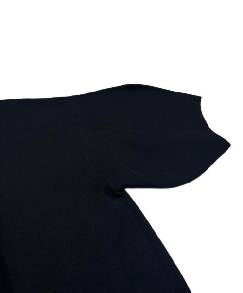 DRAWER（ドゥロワー）DRAWER (ドゥロワー) 16Gミラノ編みパフスリーブニットワンピース ブラック サイズ:FREEの古着・服飾アイテム