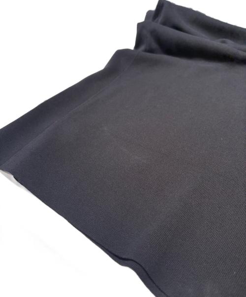 DRAWER（ドゥロワー）DRAWER (ドゥロワー) 16Gミラノ編みパフスリーブニットワンピース ブラック サイズ:FREEの古着・服飾アイテム