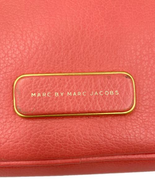 Marc by Marc Jacobs（マークバイマークジェイコブス）Marc by Marc Jacobs (マークバイマークジェイコブス) レザーショルダーバッグ ピンクの古着・服飾アイテム