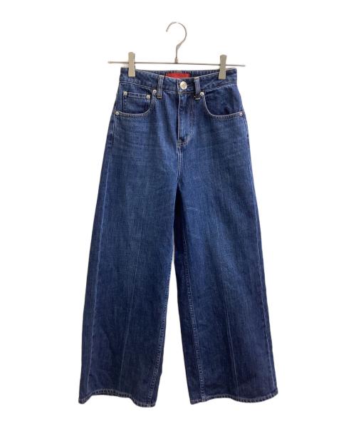 RED CARD（レッドカード）RED CARD (レッドカード) 23区 (ニジュウサンク) センタープレスデニム ワイドパンツ / 26年モデル / PRWSLS0019 インディゴ サイズ:30の古着・服飾アイテム