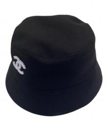 CHANEL（シャネル）の古着「ココマークビーズバケットハット」｜ブラック