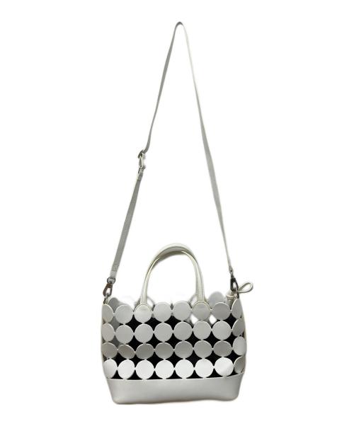 PIERRE HARDY（ピエールアルディ）PIERRE HARDY (ピエールアルディ) ビュルトートバッグ ミニ ホワイトの古着・服飾アイテム