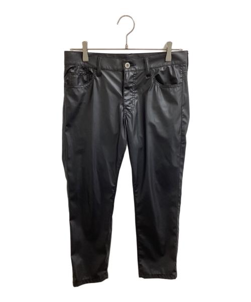 JUNYA WATANABE（ジュンヤワタナベ）JUNYA WATANABE (ジュンヤワタナベ) コーティングパンツ ブラック サイズ:Sの古着・服飾アイテム