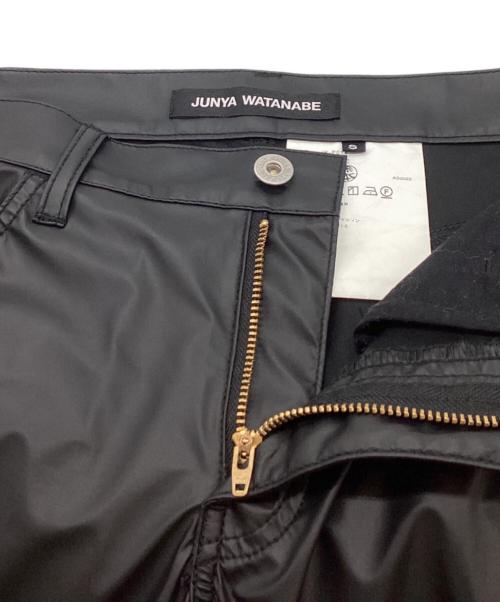 JUNYA WATANABE（ジュンヤワタナベ）JUNYA WATANABE (ジュンヤワタナベ) コーティングパンツ ブラック サイズ:Sの古着・服飾アイテム