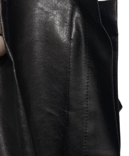 JUNYA WATANABE（ジュンヤワタナベ）JUNYA WATANABE (ジュンヤワタナベ) パールティテールプリーツブラウス ブラック サイズ:XSの古着・服飾アイテム