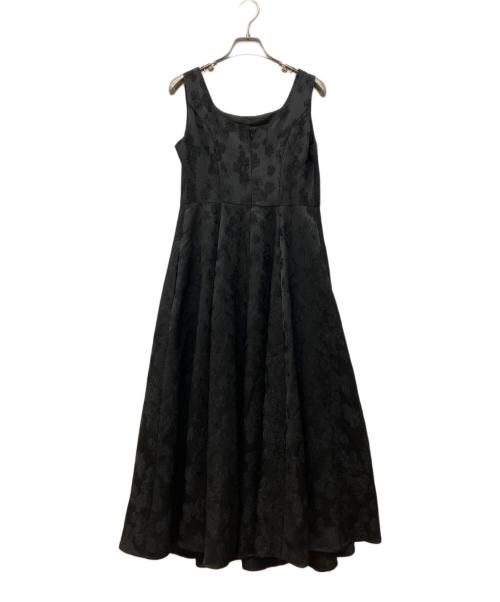 HER LIP TO（ハーリップトゥ）HER LIP TO (ハーリップトゥ) Classic Floral Jacquard Dress　クラシック・フローラル・ジャカード・ドレス　ワンピース ブラック サイズ:Mの古着・服飾アイテム