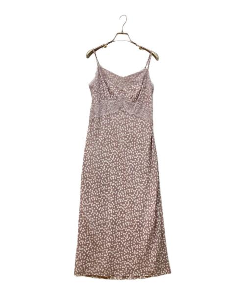HER LIP TO（ハーリップトゥ）HER LIP TO (ハーリップトゥ) Cherry Pattern Camisole Dress　チェリー パターン キャミソール ドレス　ワンピース パープル サイズ:Mの古着・服飾アイテム