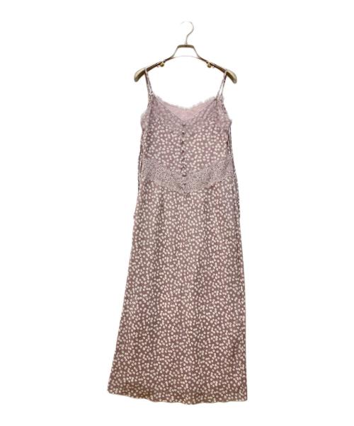 HER LIP TO（ハーリップトゥ）HER LIP TO (ハーリップトゥ) Cherry Pattern Camisole Dress　チェリー パターン キャミソール ドレス　ワンピース パープル サイズ:Mの古着・服飾アイテム
