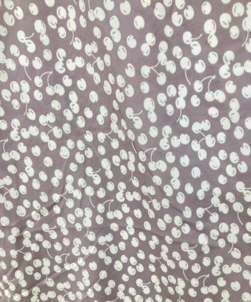 HER LIP TO（ハーリップトゥ）HER LIP TO (ハーリップトゥ) Cherry Pattern Camisole Dress　チェリー パターン キャミソール ドレス　ワンピース パープル サイズ:Mの古着・服飾アイテム