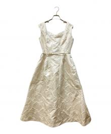 HER LIP TO（ハーリップトゥ）の古着「Le Lien Jacquard Dress　ル・リアン ジャガード ドレス」｜アイボリー
