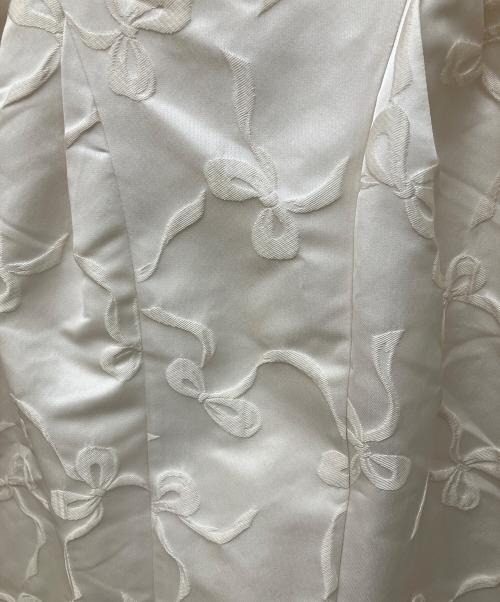 HER LIP TO（ハーリップトゥ）HER LIP TO (ハーリップトゥ) Le Lien Jacquard Dress　ル・リアン ジャガード ドレス アイボリー サイズ:Mの古着・服飾アイテム