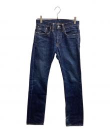 RRL（ダブルアールエル）の古着「ボタンフライストレートデニムパンツ / R151RB03」｜インディゴ