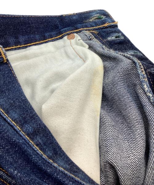 RRL（ダブルアールエル）RRL (ダブルアールエル) ボタンフライストレートデニムパンツ / R151RB03 インディゴ サイズ:28の古着・服飾アイテム