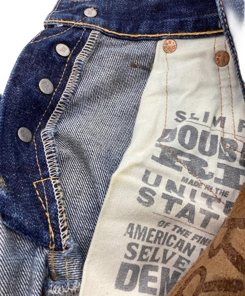 RRL（ダブルアールエル）RRL (ダブルアールエル) ボタンフライストレートデニムパンツ / R151RB03 インディゴ サイズ:28の古着・服飾アイテム