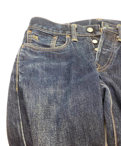 RRL（ダブルアールエル）RRL (ダブルアールエル) ボタンフライストレートデニムパンツ / R151RB03 インディゴ サイズ:28の古着・服飾アイテム